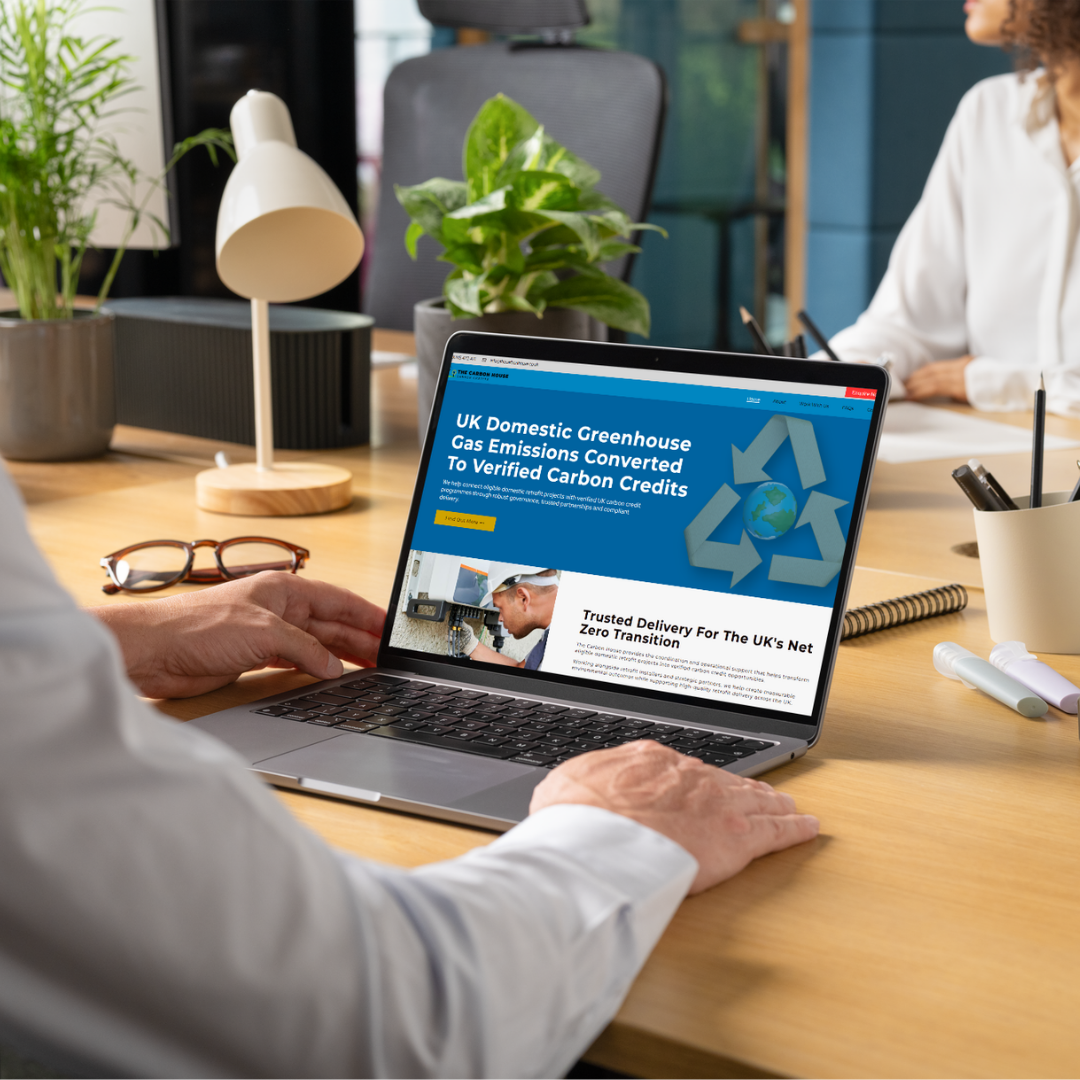 The Carbon House Website Mock-up